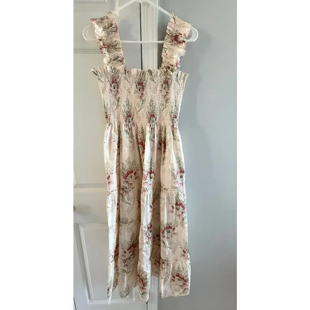 HILL HOUSE HOME Ellie Nap Dress in Paradise Floral L